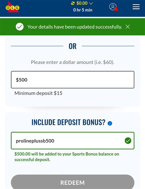 olg proline promo code|Free $500 Bonus Deposit Match on OLG Proline+ (Ontario).